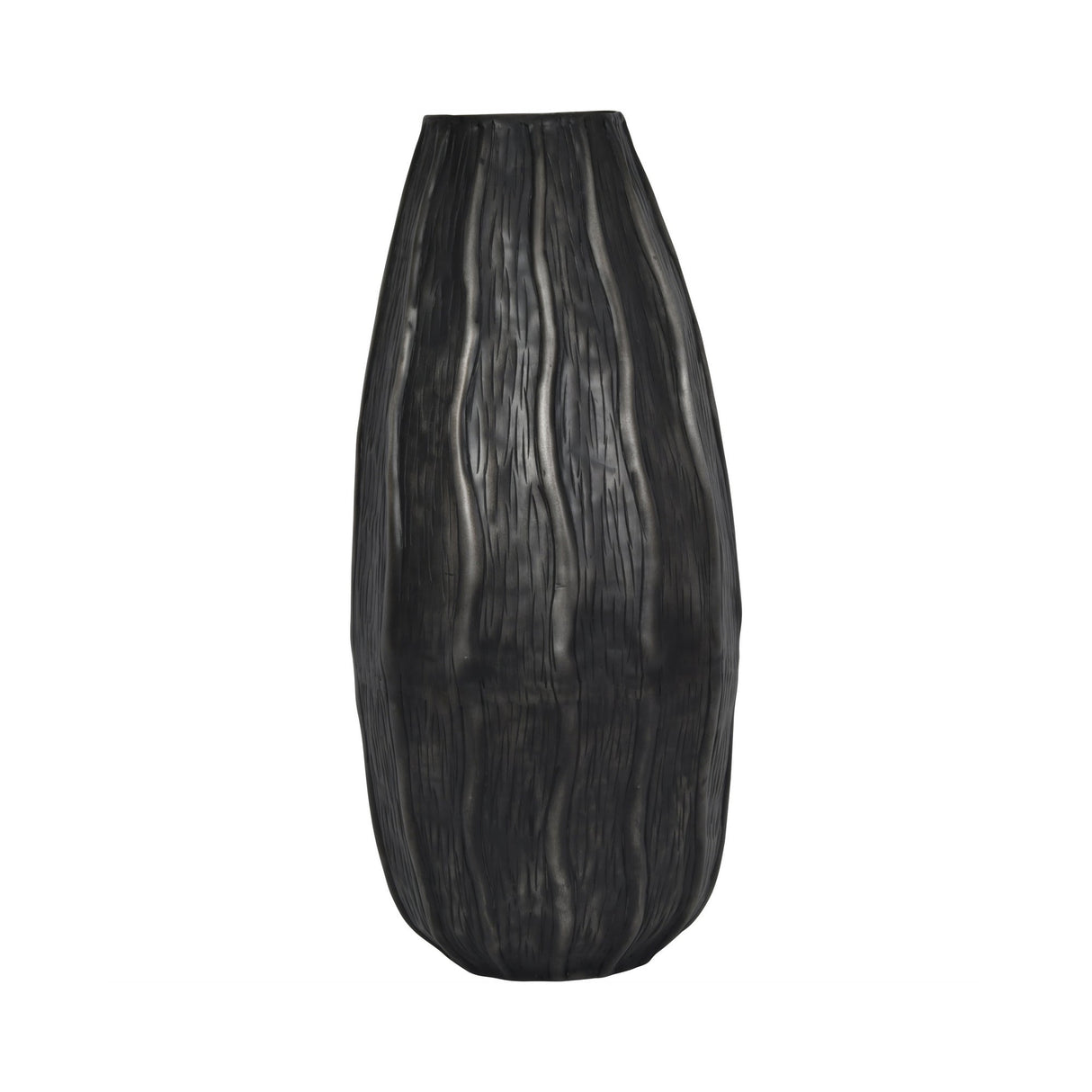 Pelham Tall Vase 50cm - Matt Black
