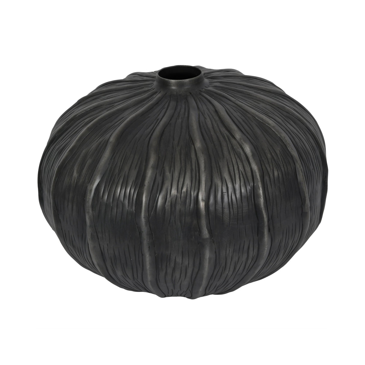 Pelham Squat Vase - Matt Black