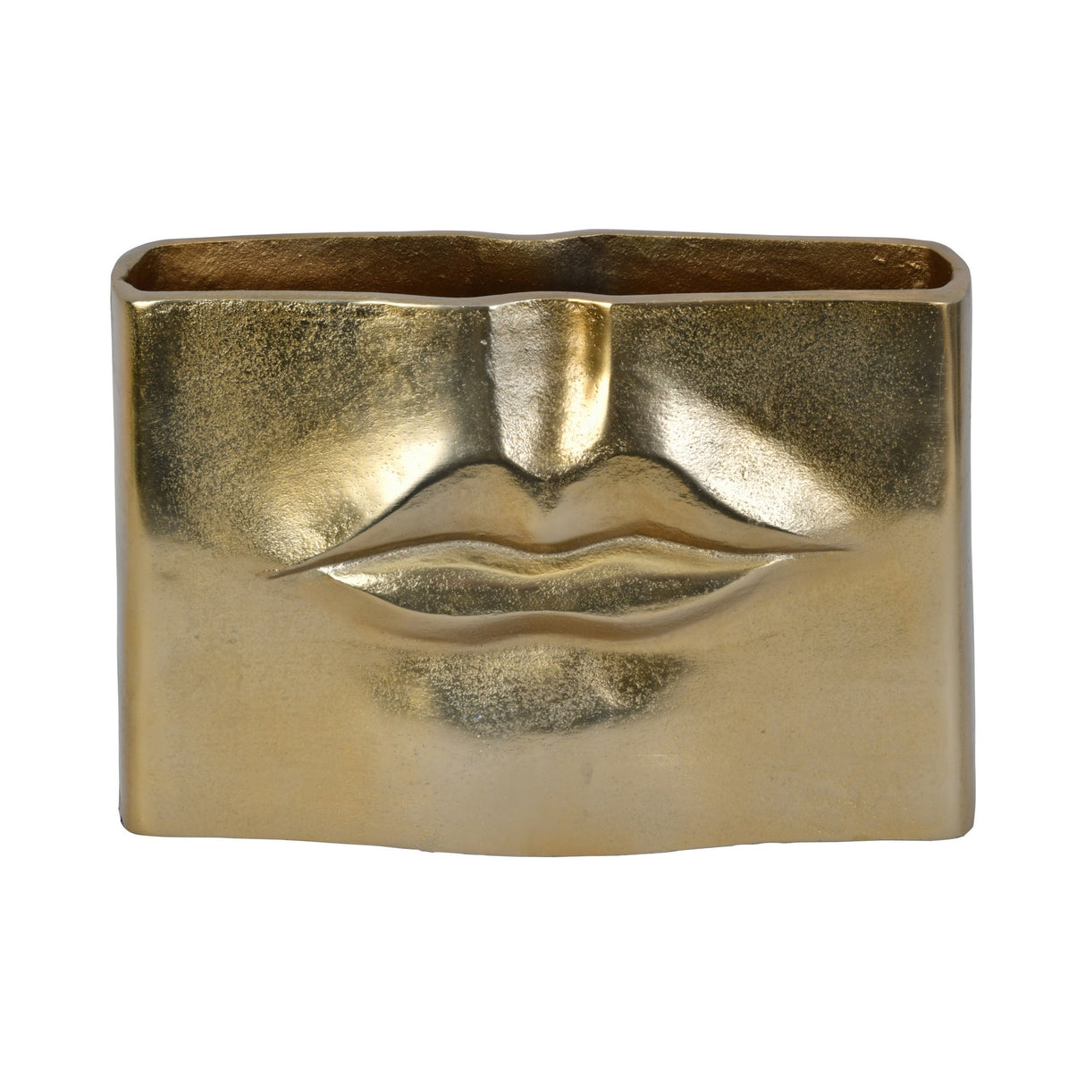 Maximalist Lip Vase - Gold