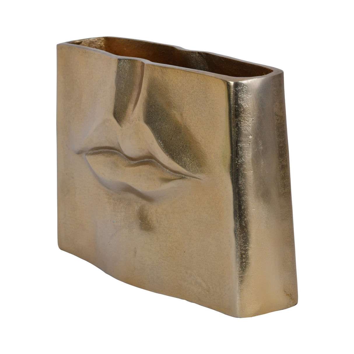 Maximalist Lip Vase - Gold