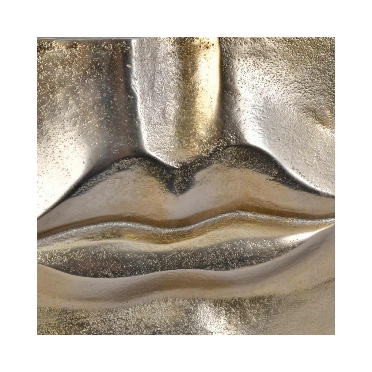 Maximalist Lip Vase - Gold