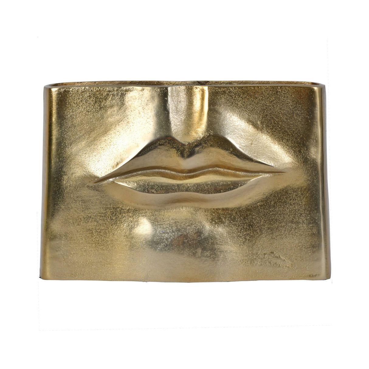 Maximalist Lip Vase - Gold