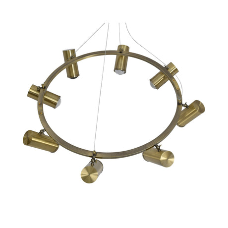 Stukely 8 Light Suspension - Brushed Brass