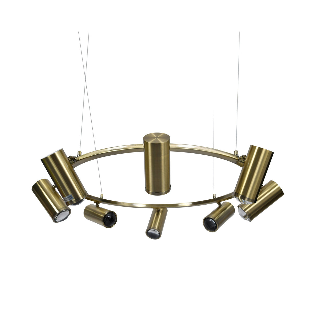 Stukely 8 Light Suspension - Brushed Brass