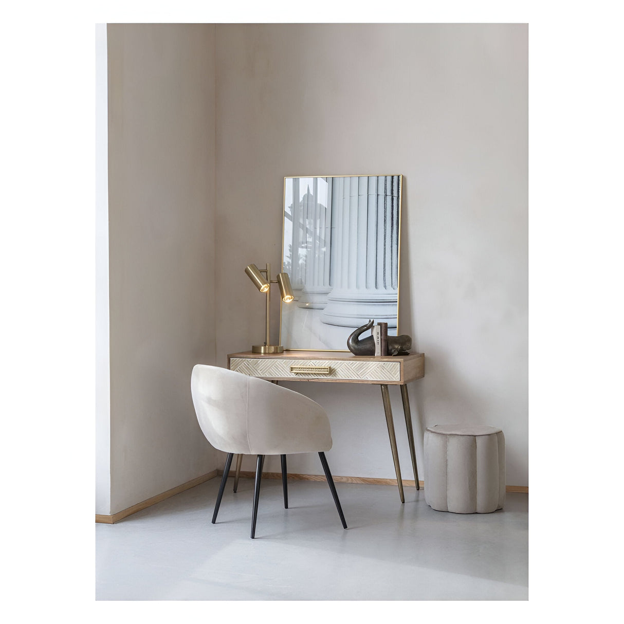 Stukely 2 Light Table Lamp - Gold