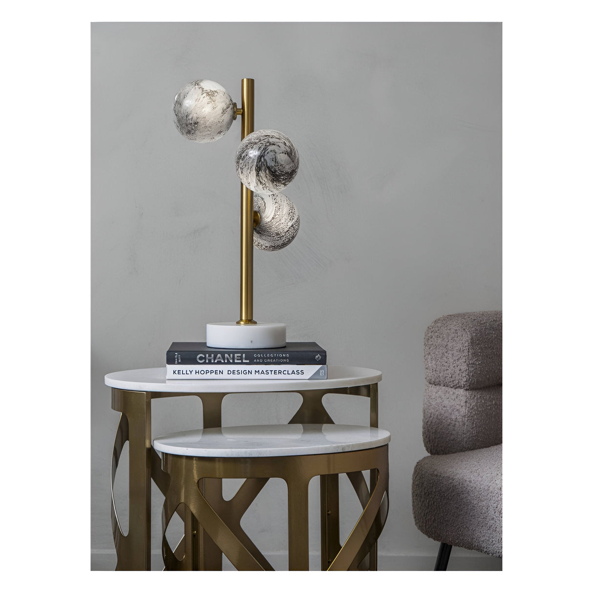Constellation 3 Light Table Lamp - Bronze
