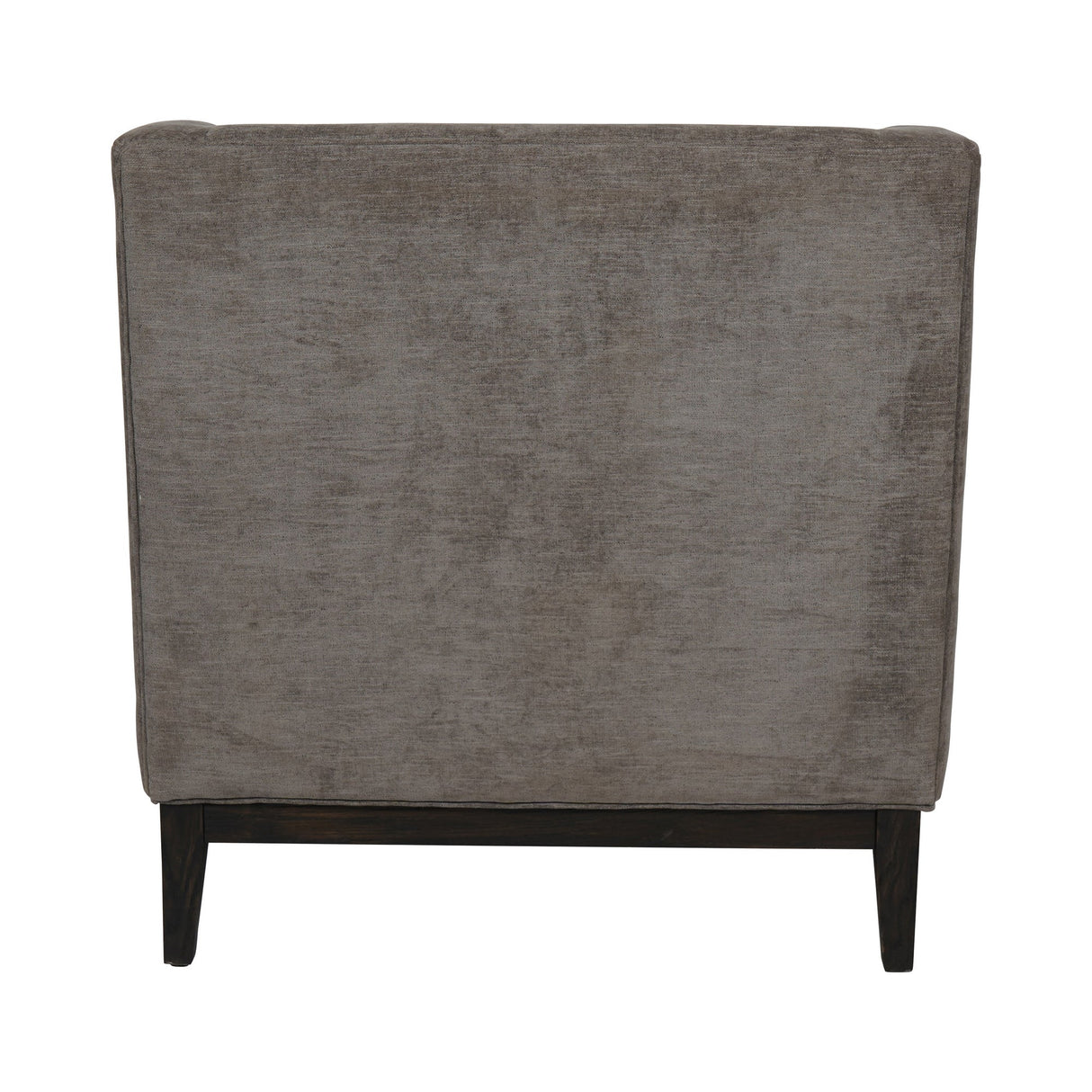 Theodore Buttoned Armchair - Warm Grey