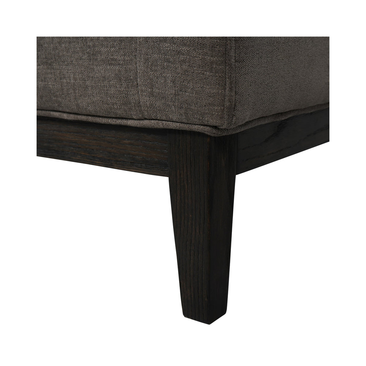 Theodore Buttoned Armchair - Warm Grey