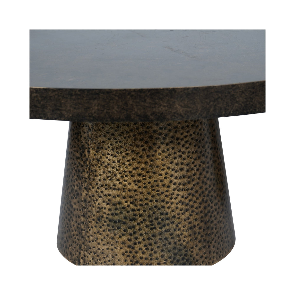 Sandbanks Set of 2 Iron Coffee Tables - Rustic Antique Gold
