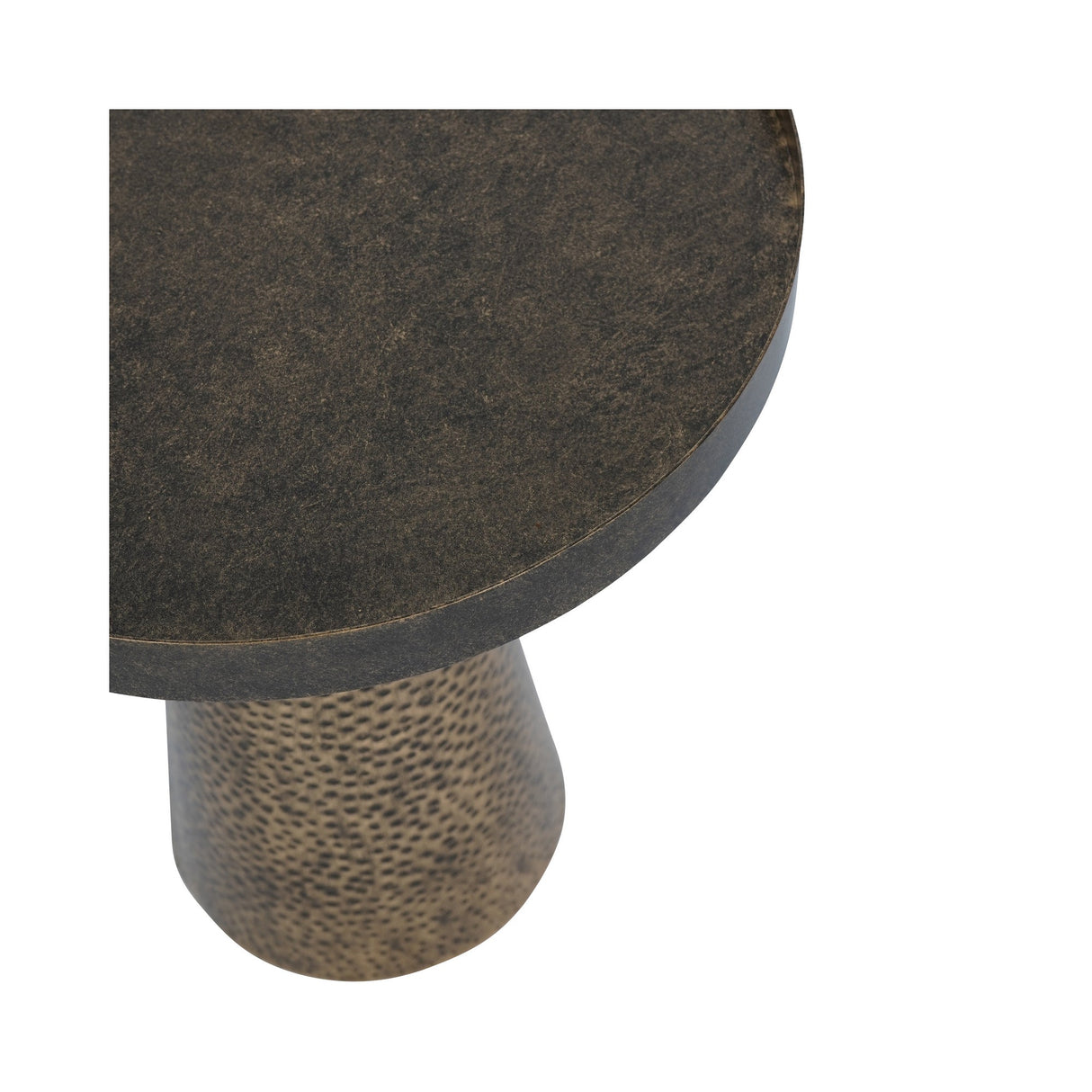 Sandbanks Iron Side Table - Rustic Antique Gold