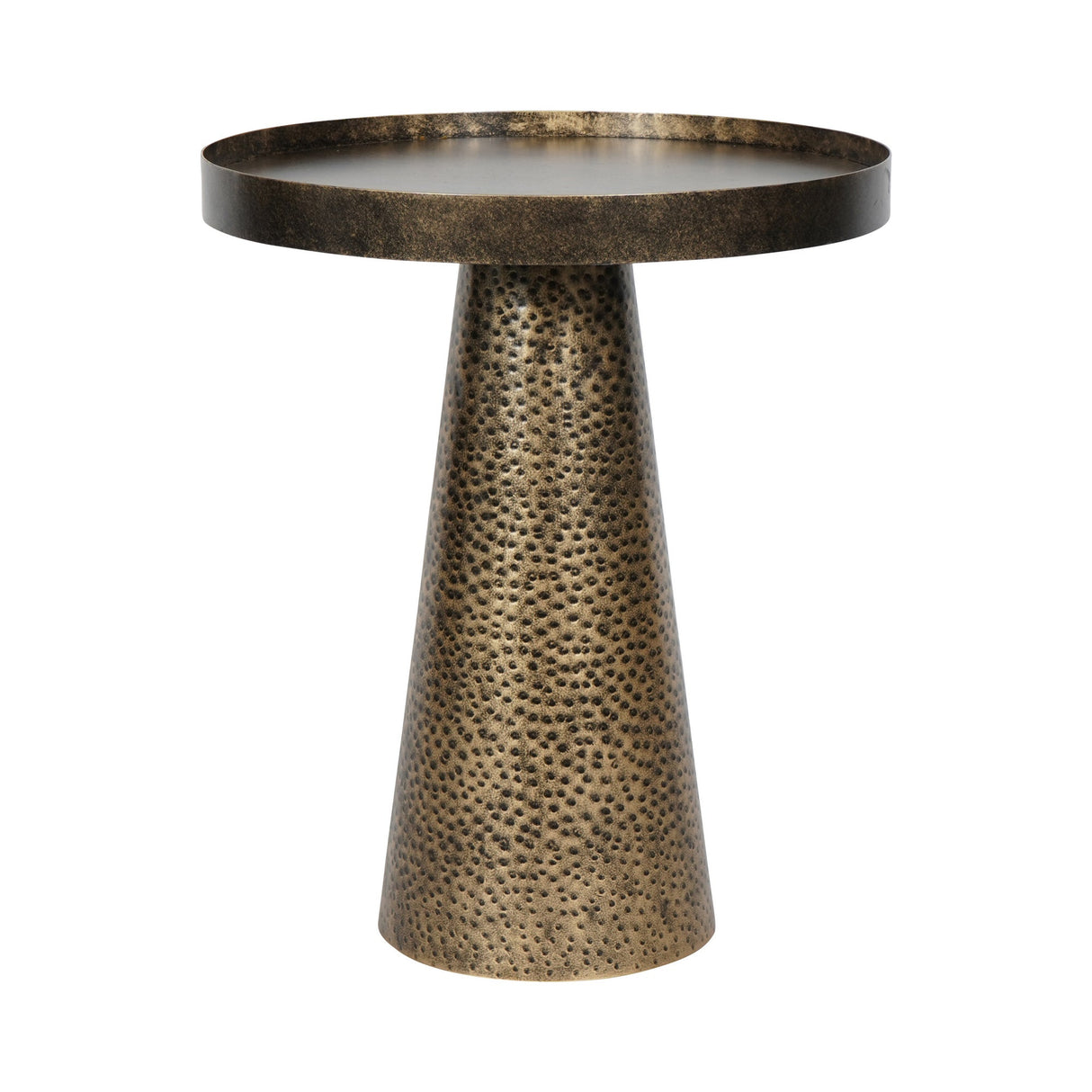 Sandbanks Iron Side Table - Rustic Antique Gold