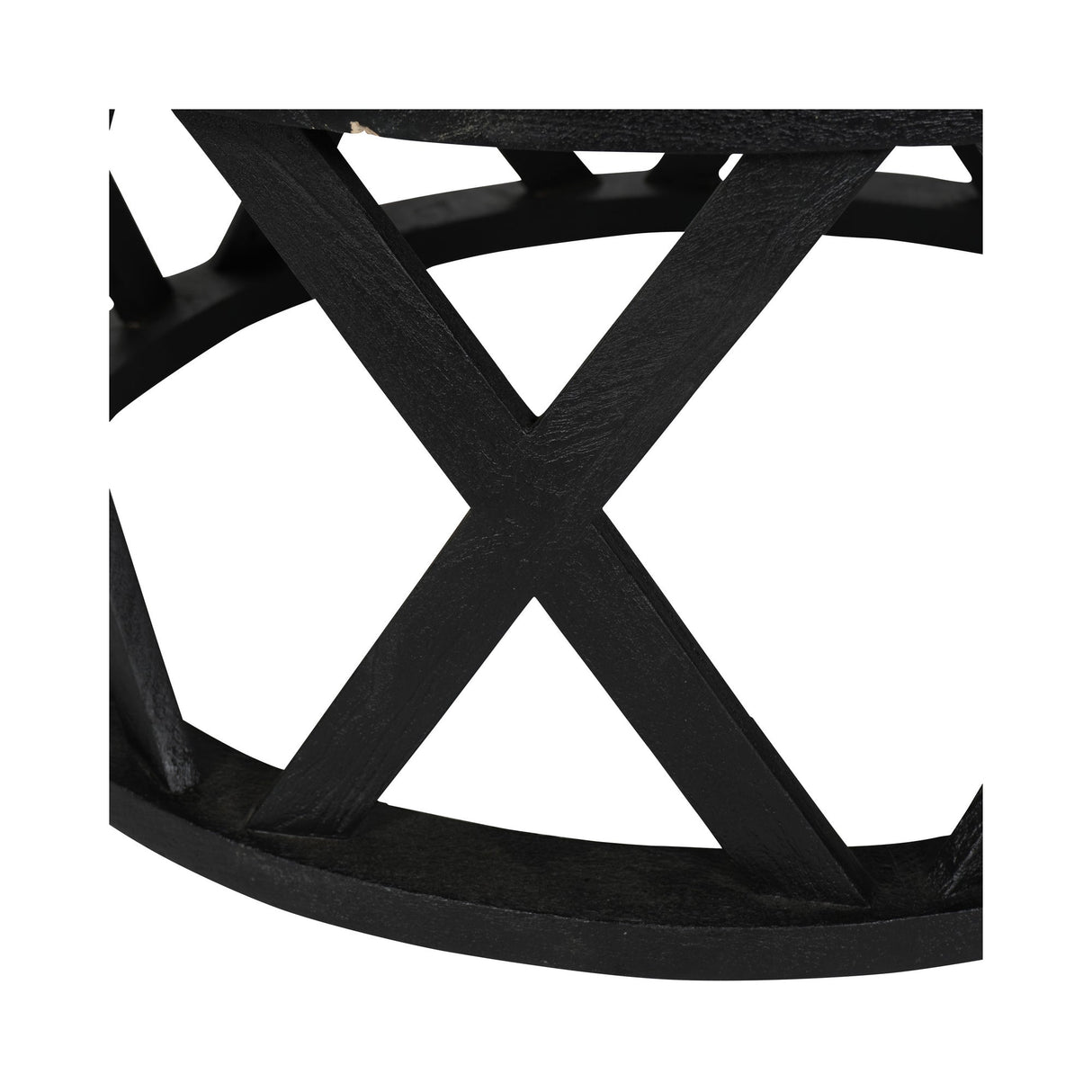 Cali Solid Wooden Coffee Table - Black