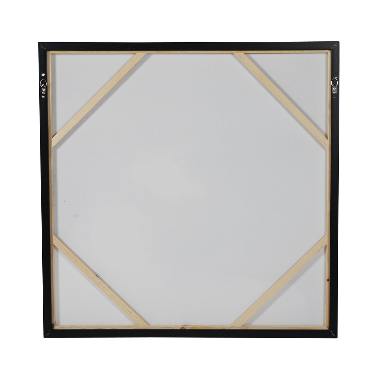 Lady in Hat Framed Canvas - 100x100cm