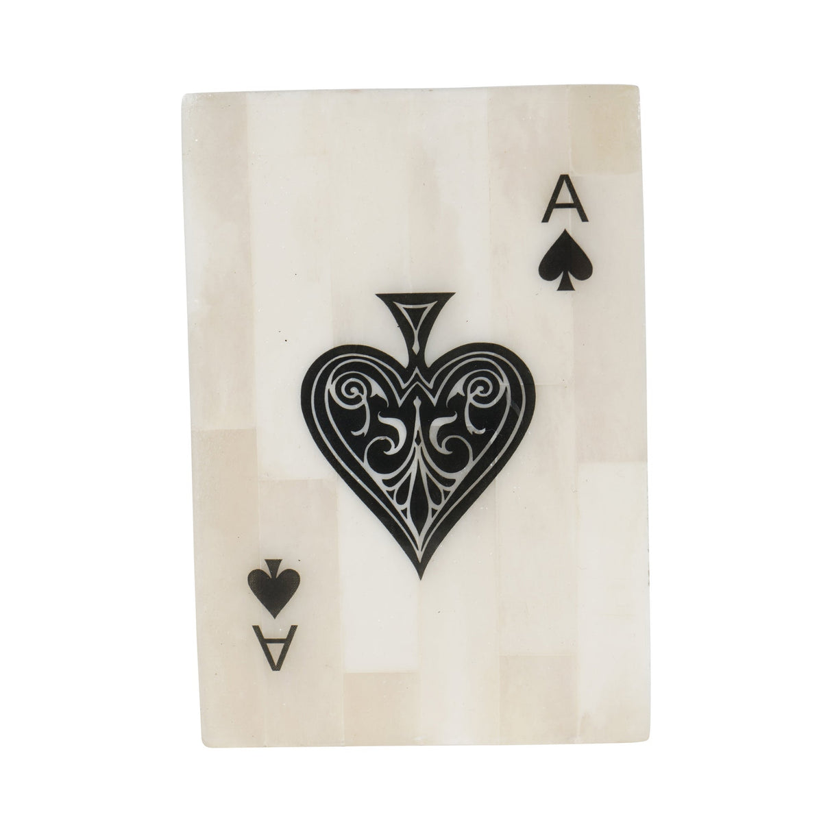 Chollerford Bone Inlay Card Box - Off White