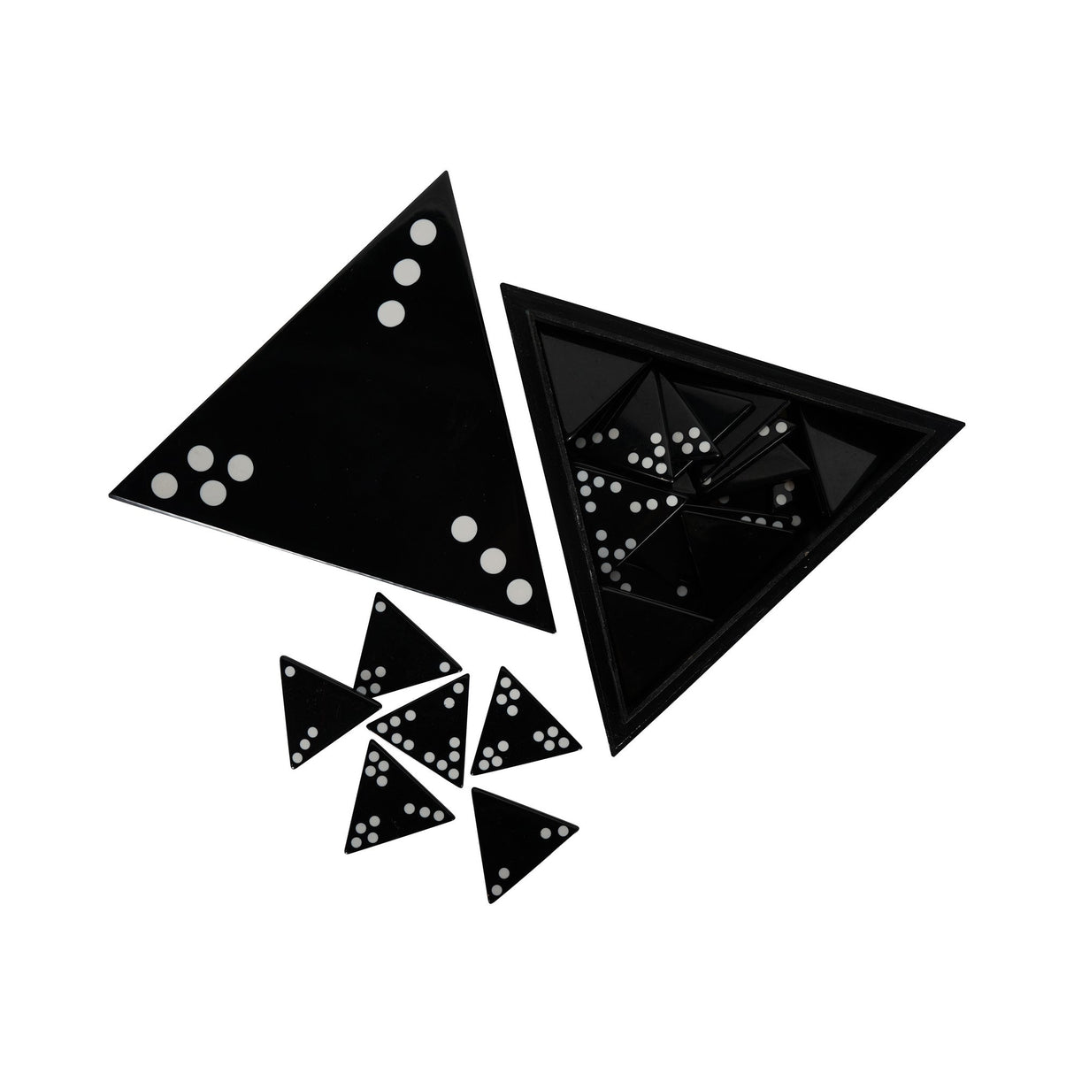 Triangular Dominoes - Black