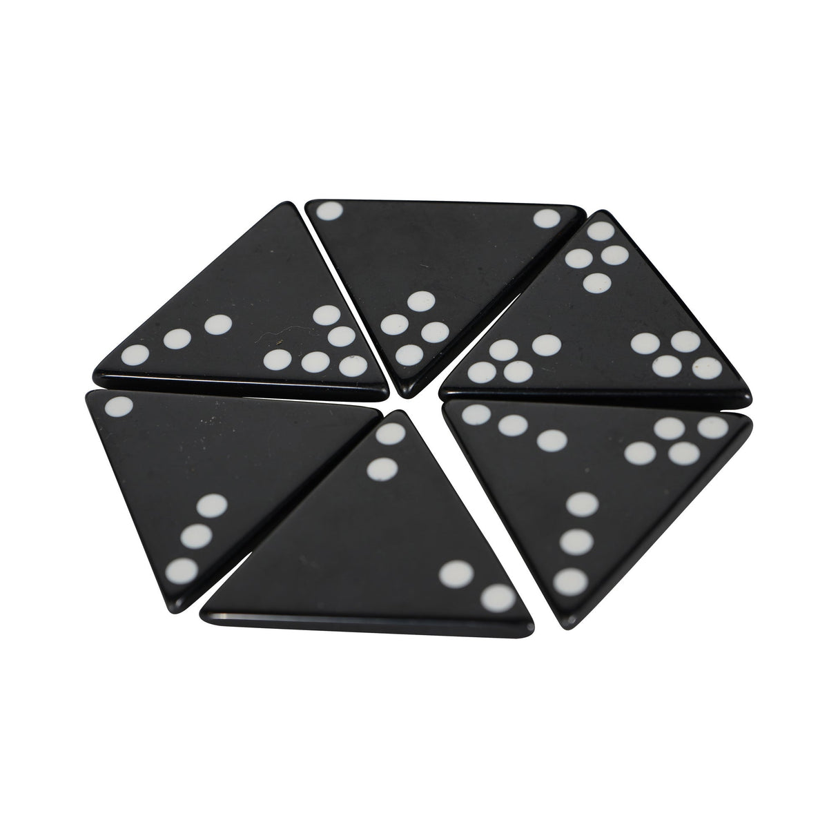 Triangular Dominoes - Black