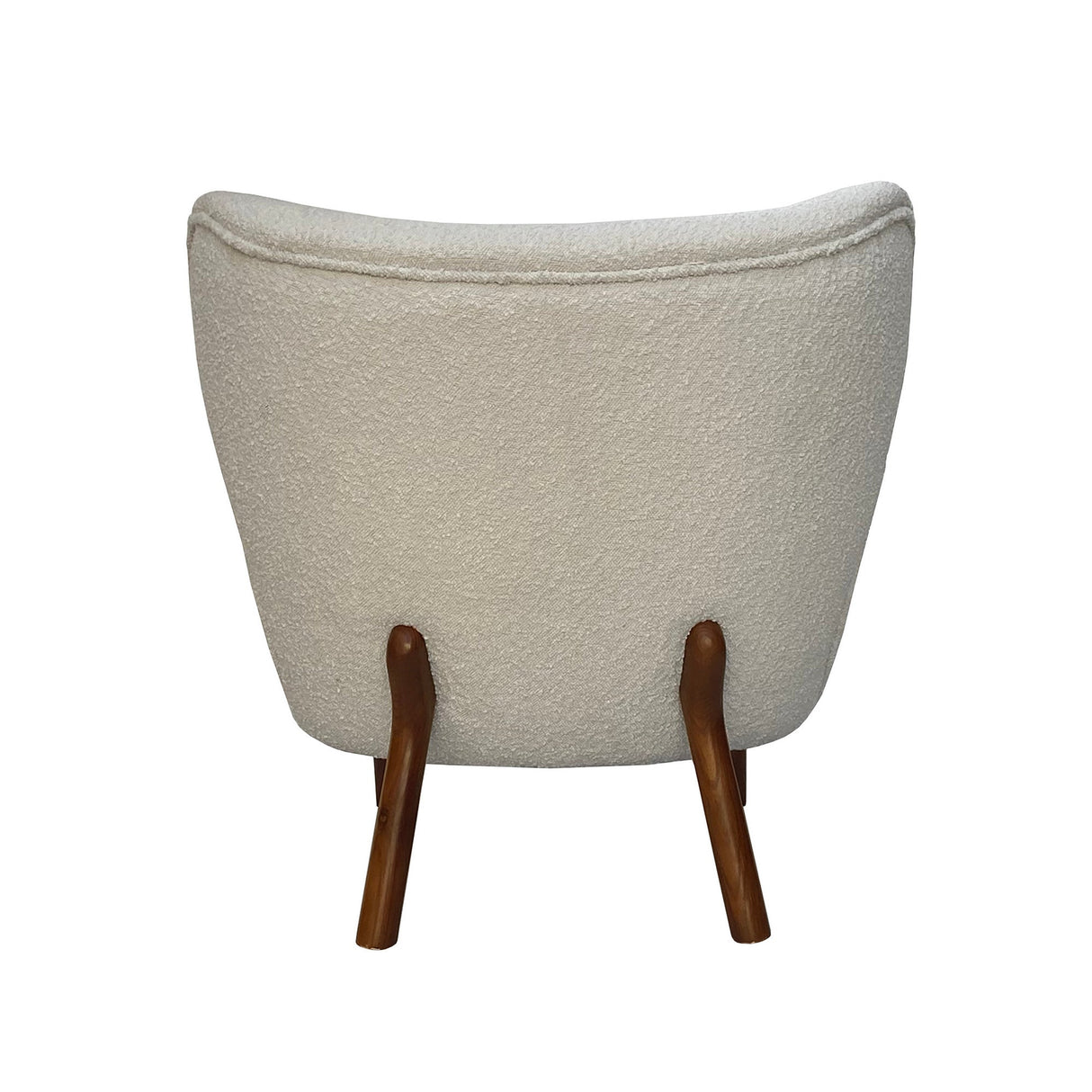 Lewis Wingback Boucle Occasional Chair - Cream