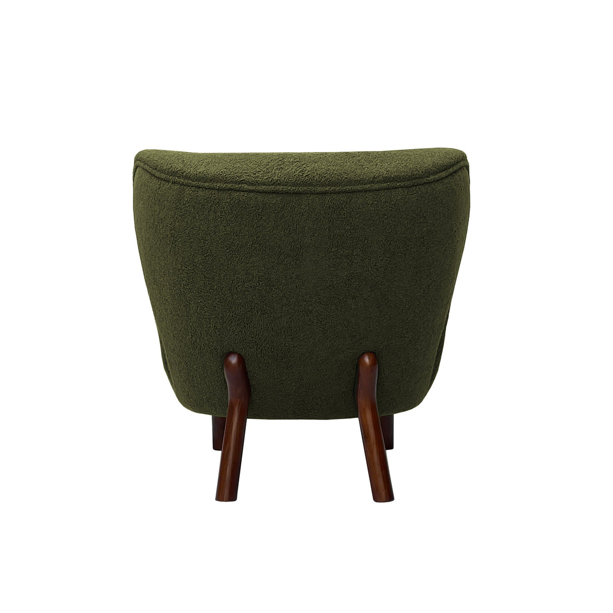 Lewis Wingback Boucle Occasional Chair - Hunter Green