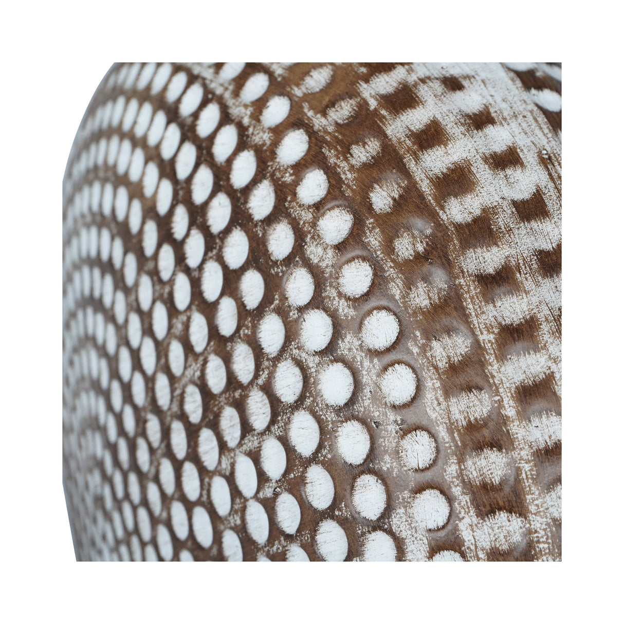 Chariot Round Table Lamp 65cm - Brown With Ivory Oval Drum Shade