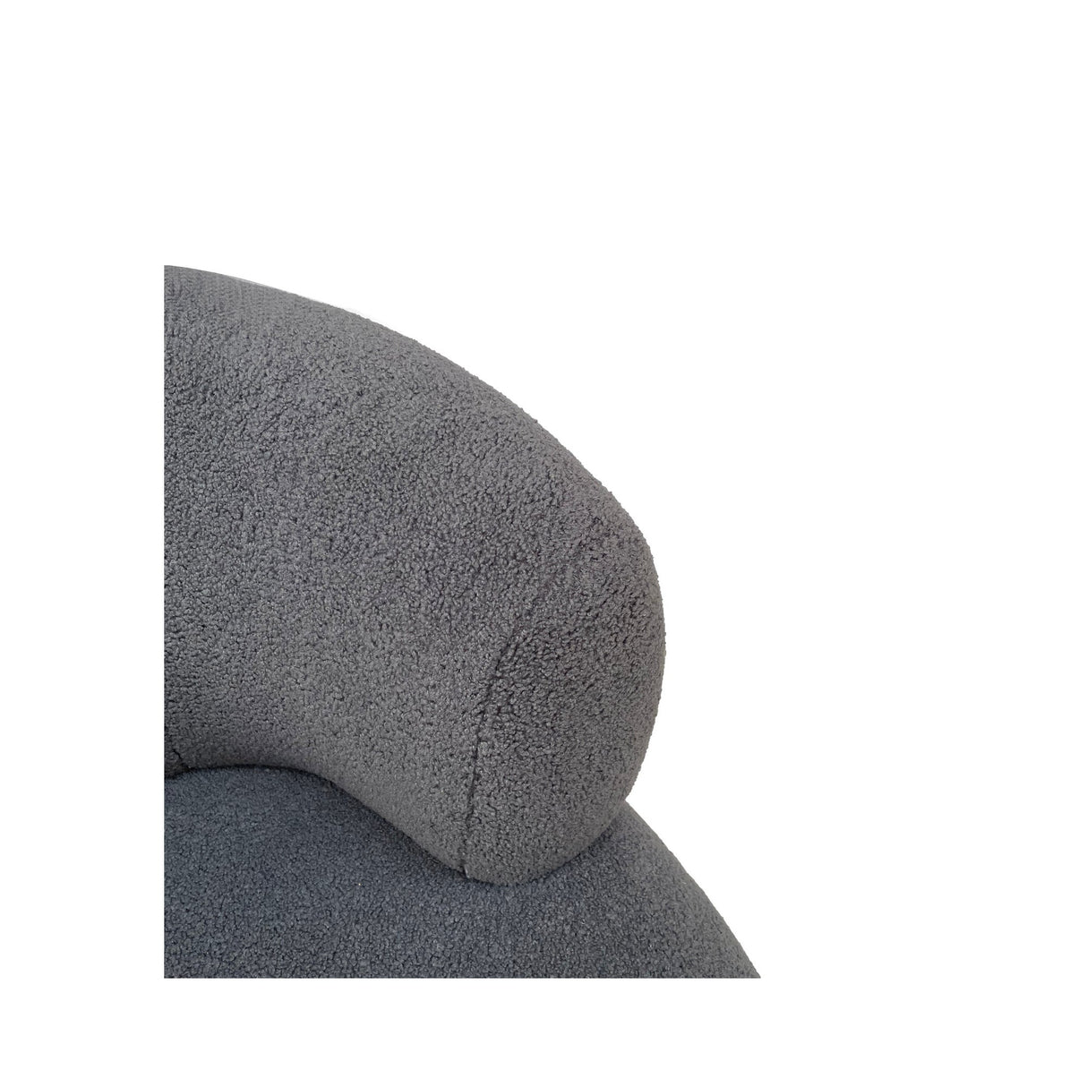 Luna Boucle Occasional Chair - Grey