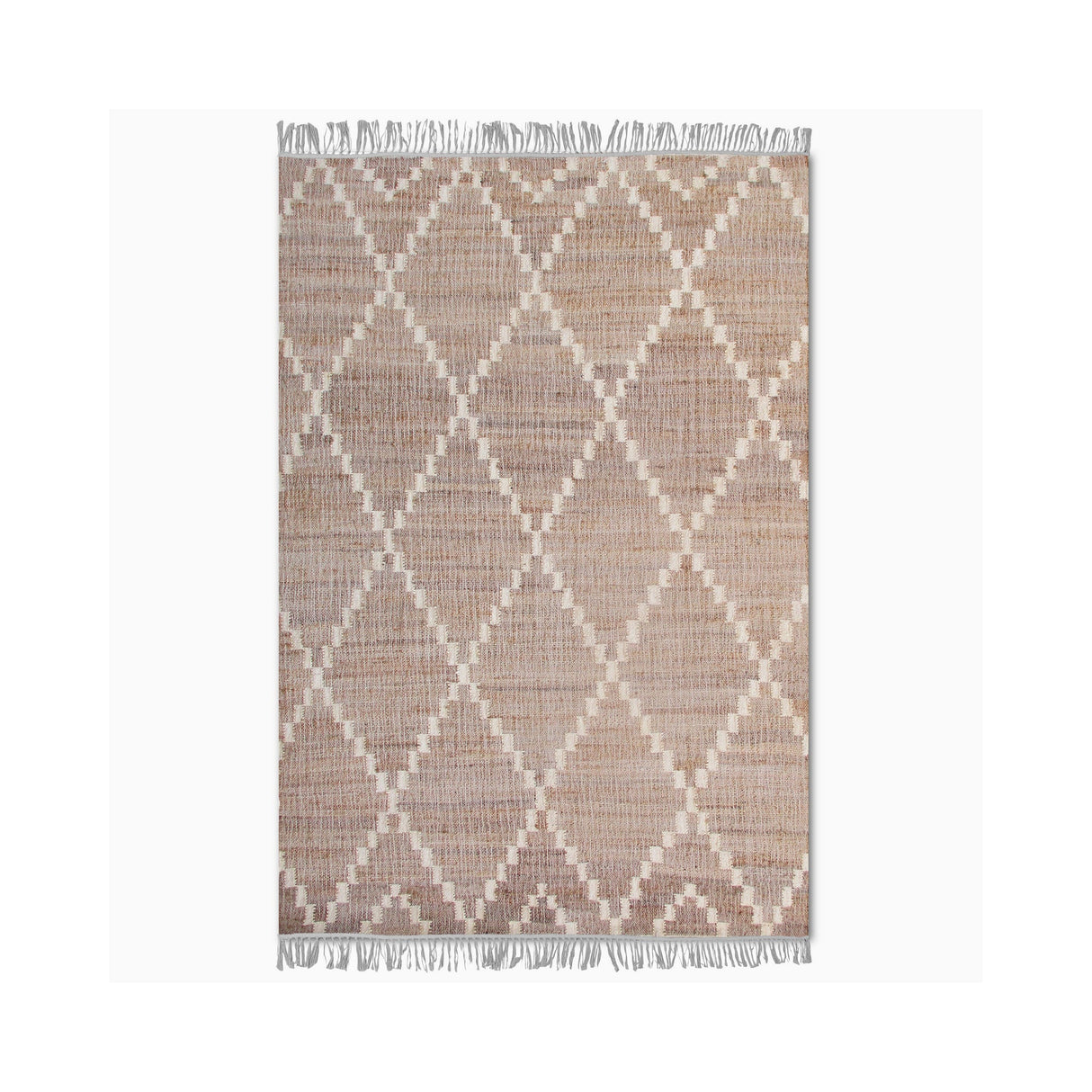 Laridel Punja Kelim Natural & Ivory Jute Wool Rug - 160x230cm