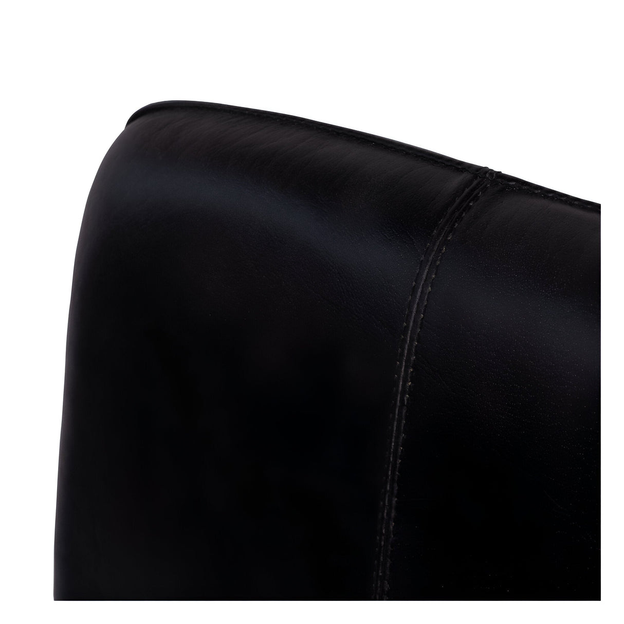 Pair of Robinson Leather Bar Stools - Dark Grey