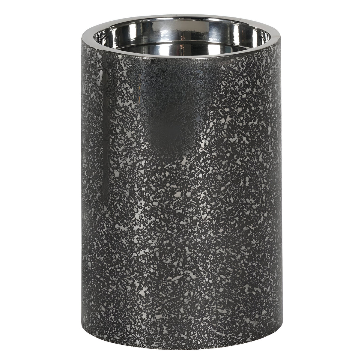 Small Pillar Candle Holder 15cm - Dusky Grey