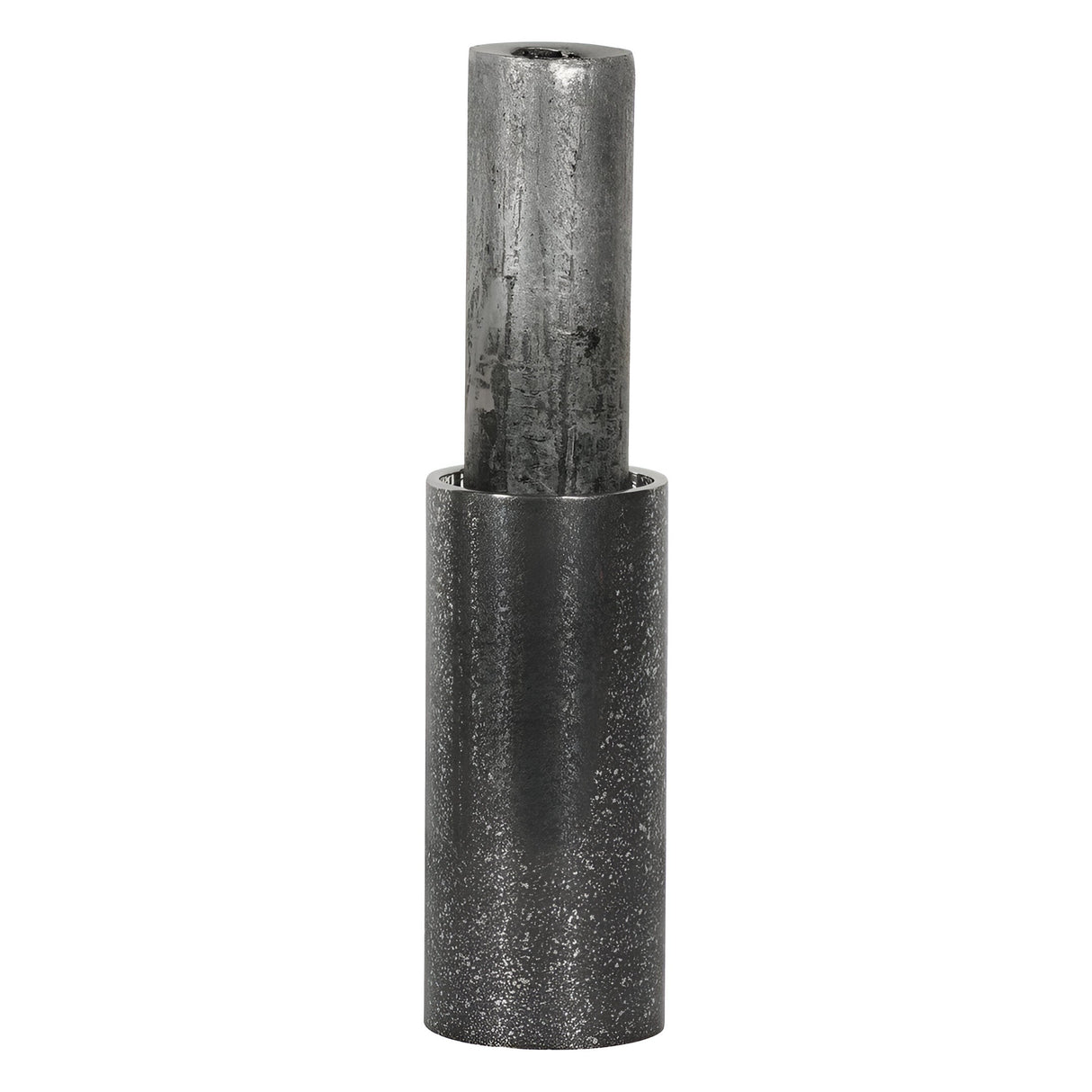 Medium Pillar Candle Holder 23cm - Dusky Grey