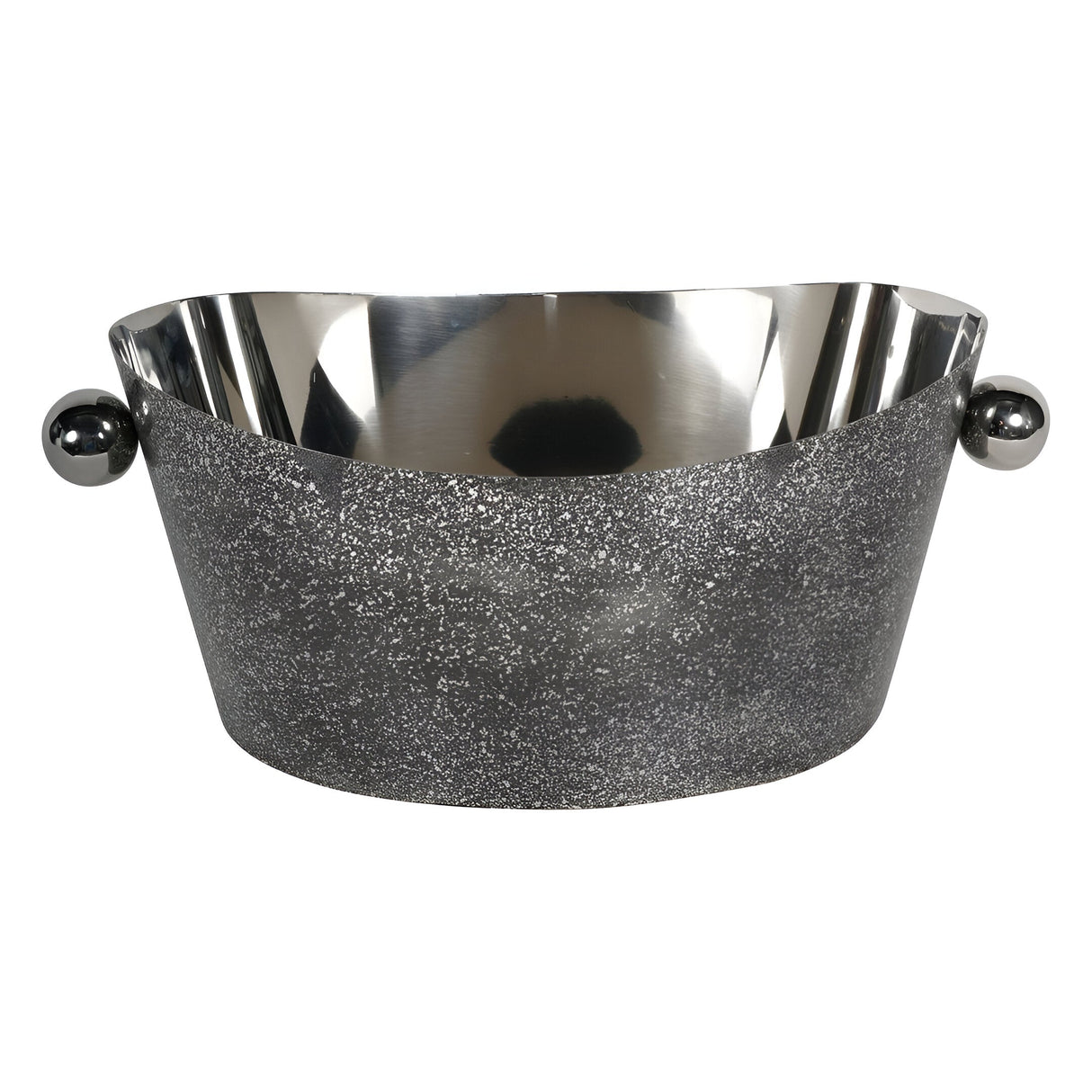 Oval Party Tub - Dusky Silver