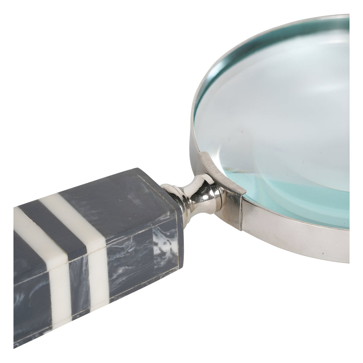 Peebles Magnifying Glass -Grey & White