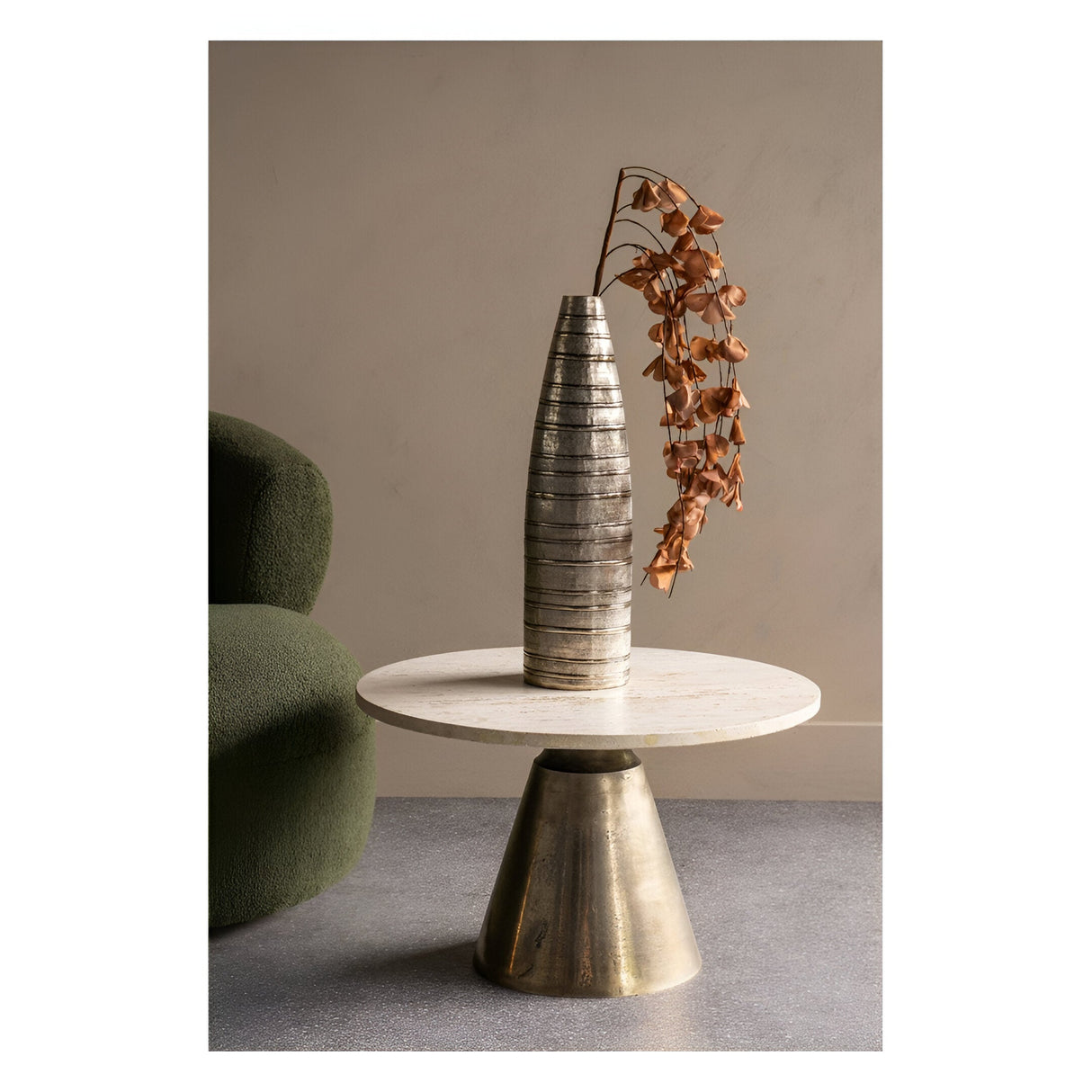 Gilver Rings Large Vase - Gold Silver