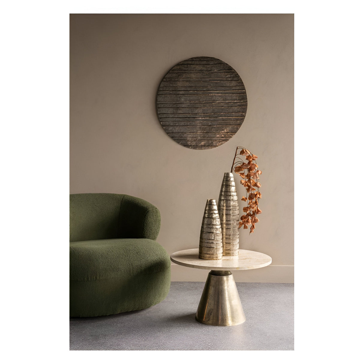 Gilver Rings Large Vase - Gold Silver