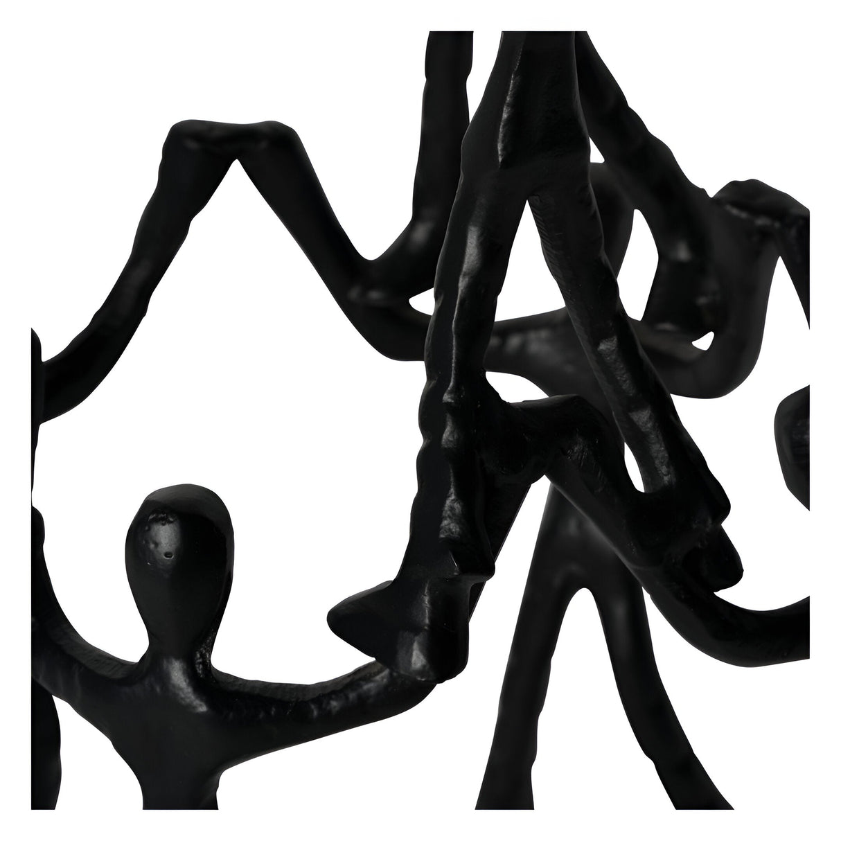 Tower Of Humans Black Figurine - 62cm