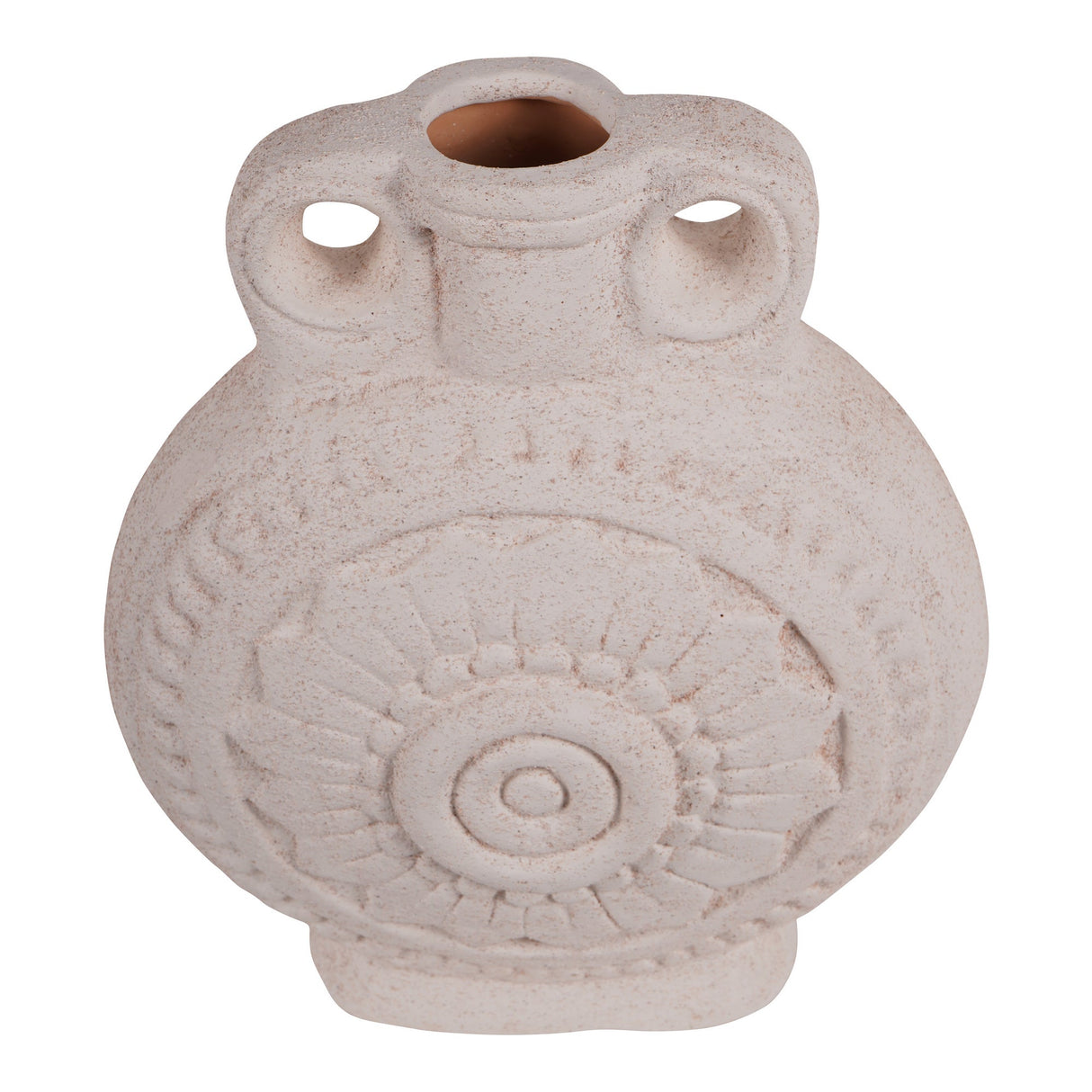 Sand Textured Vase - Off-White