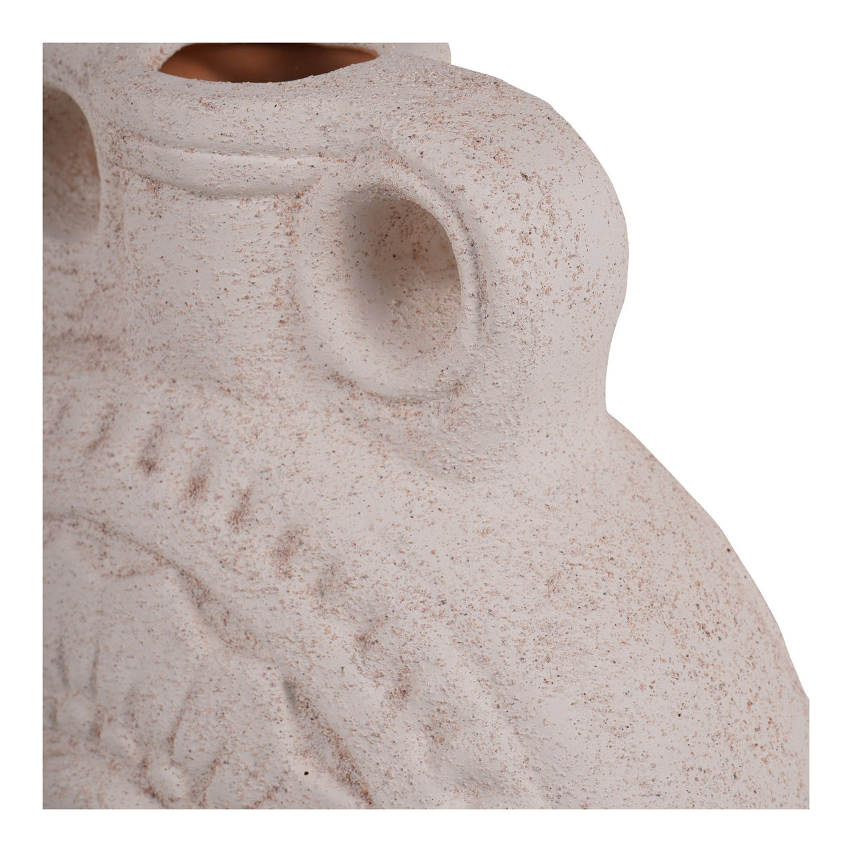 Sand Textured Vase - Off-White