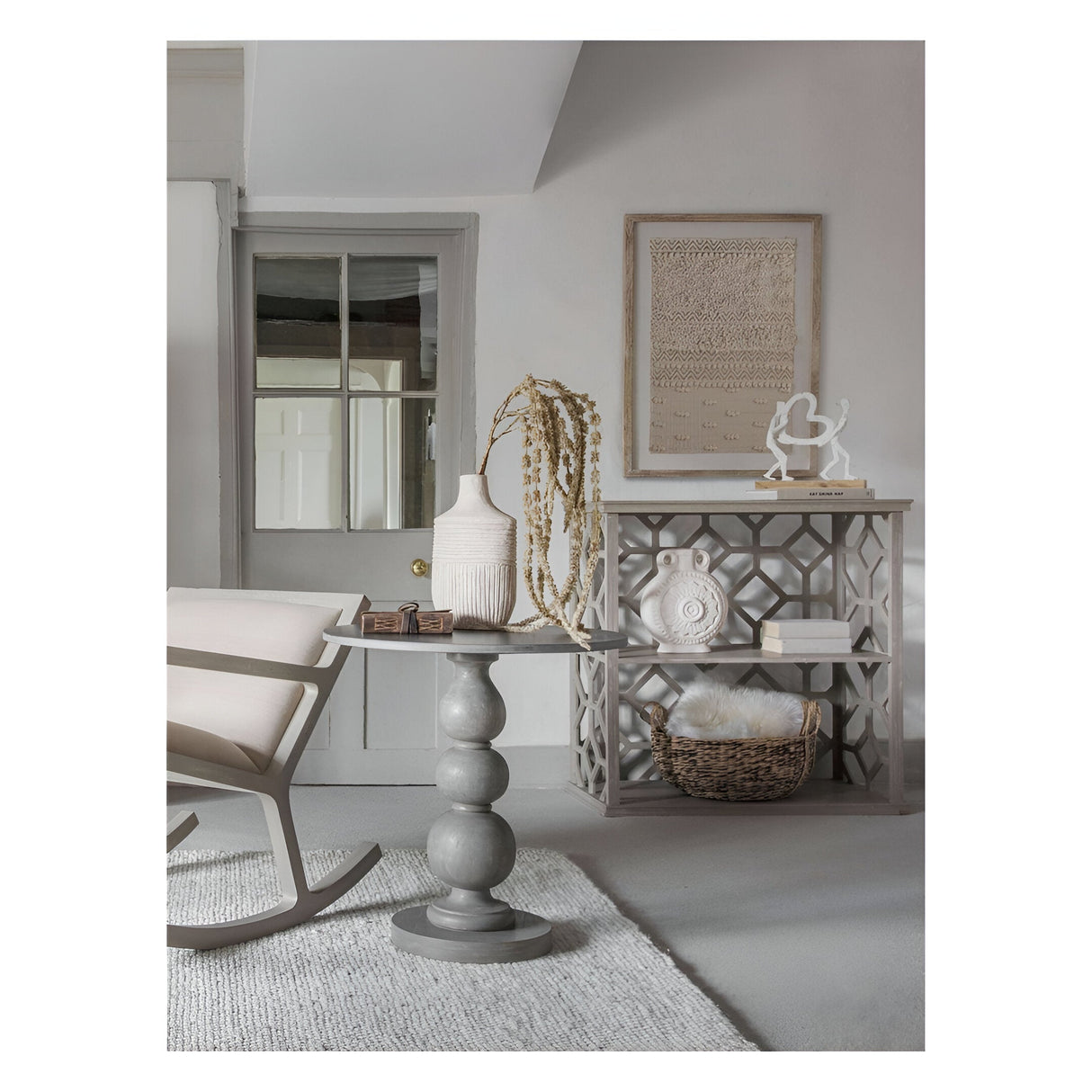 Sand Textured Vase - Off-White