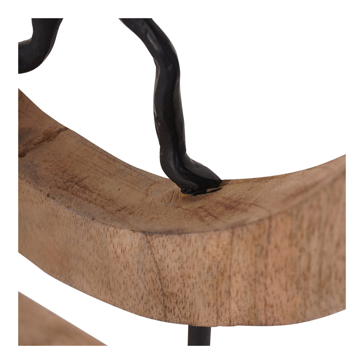 Playful People On Wooden Stand Figurine - 48cm