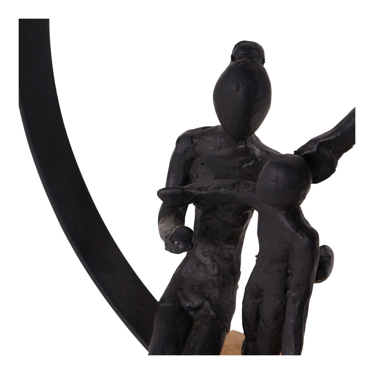 Family Bond On Wooden Stand Figurine - 27cm