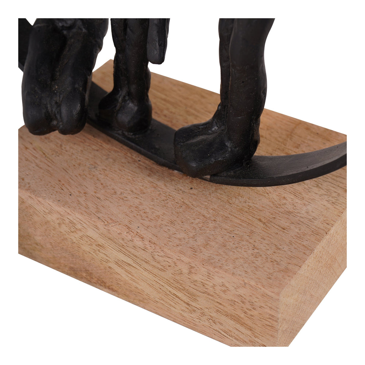 Family Bond On Wooden Stand Figurine - 27cm