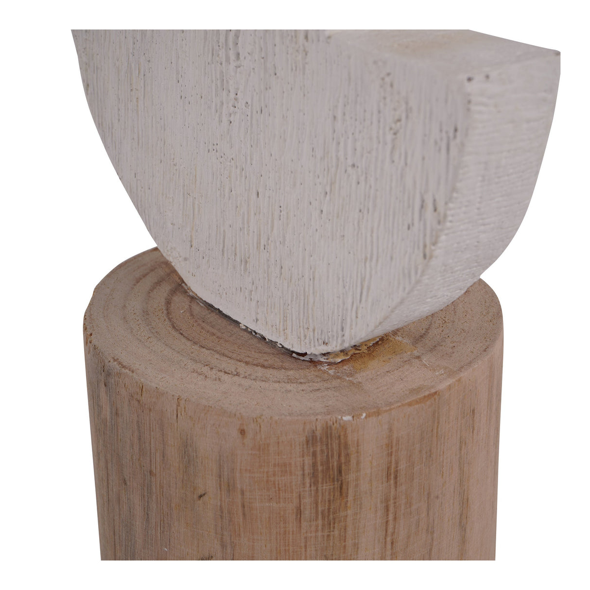 White Wooden Totem Small - 56cm