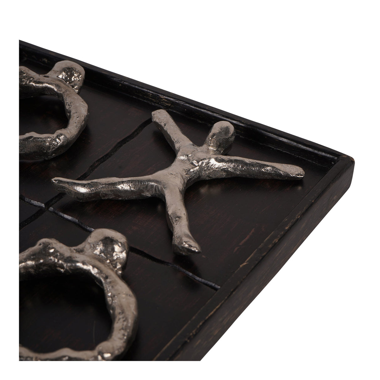 Human Form Noughts & Crosses - Black & Silver