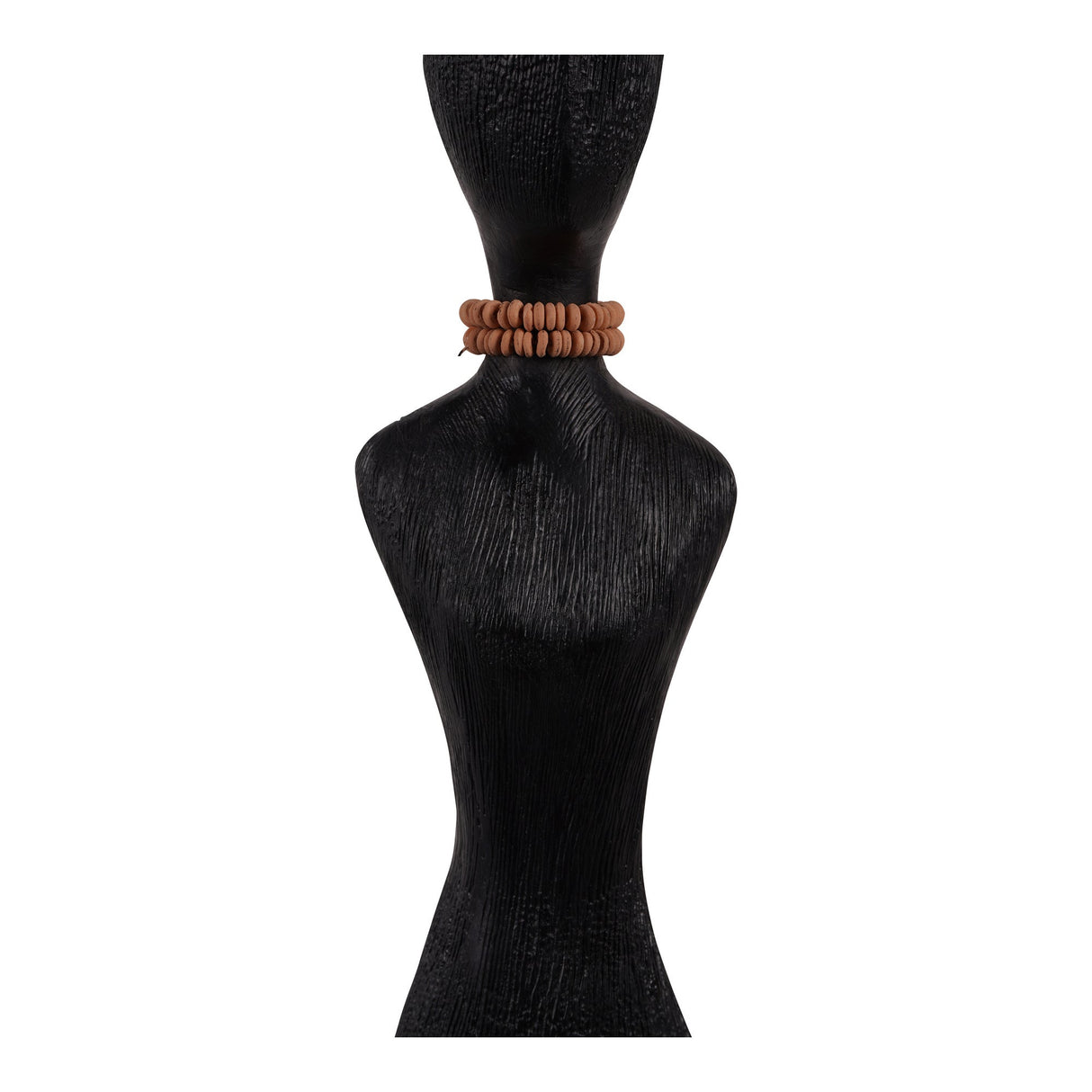 Abstract Female Black Large Sculpture - 87cm