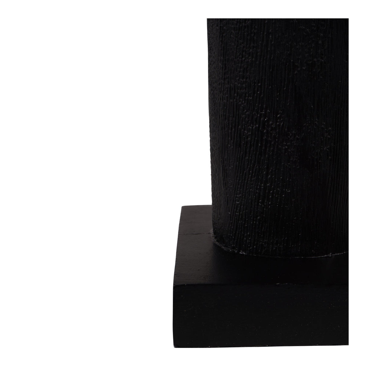 Abstract Female Black Large Sculpture - 87cm