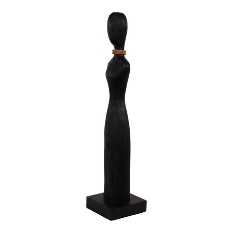 Abstract Female Small Black Figurine - 51.2cm