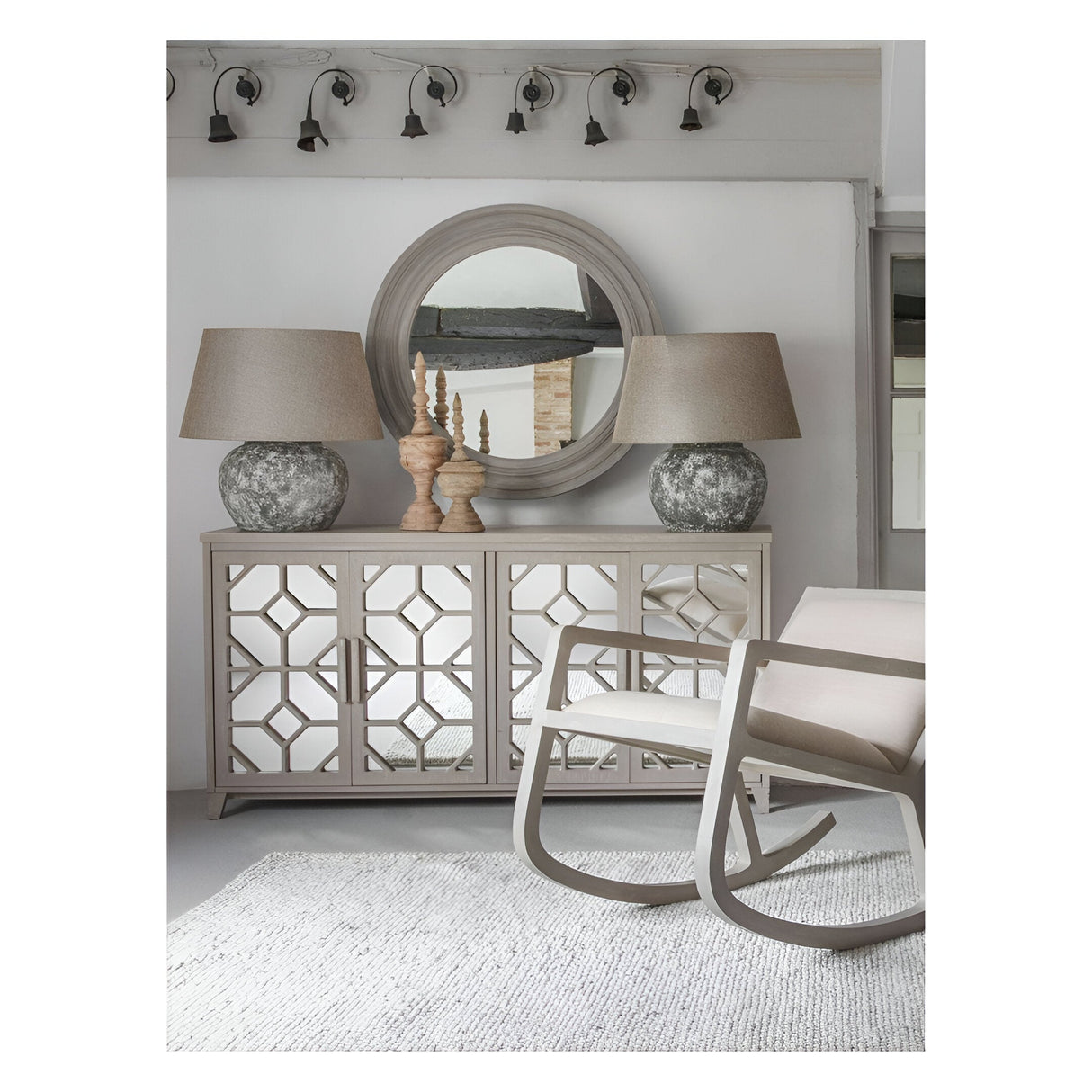 Hand Carved Large Wooden Figurine - 54cm