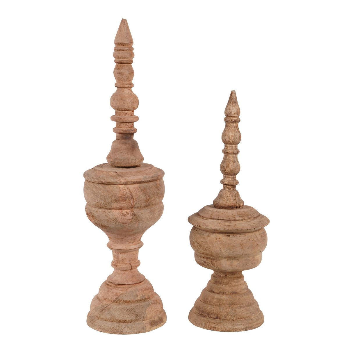 Hand Carved Small Wooden Figurine - 39cm