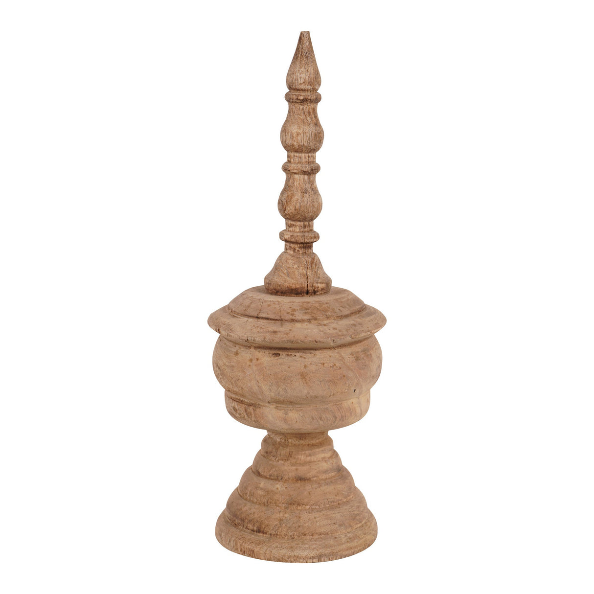 Hand Carved Small Wooden Figurine - 39cm