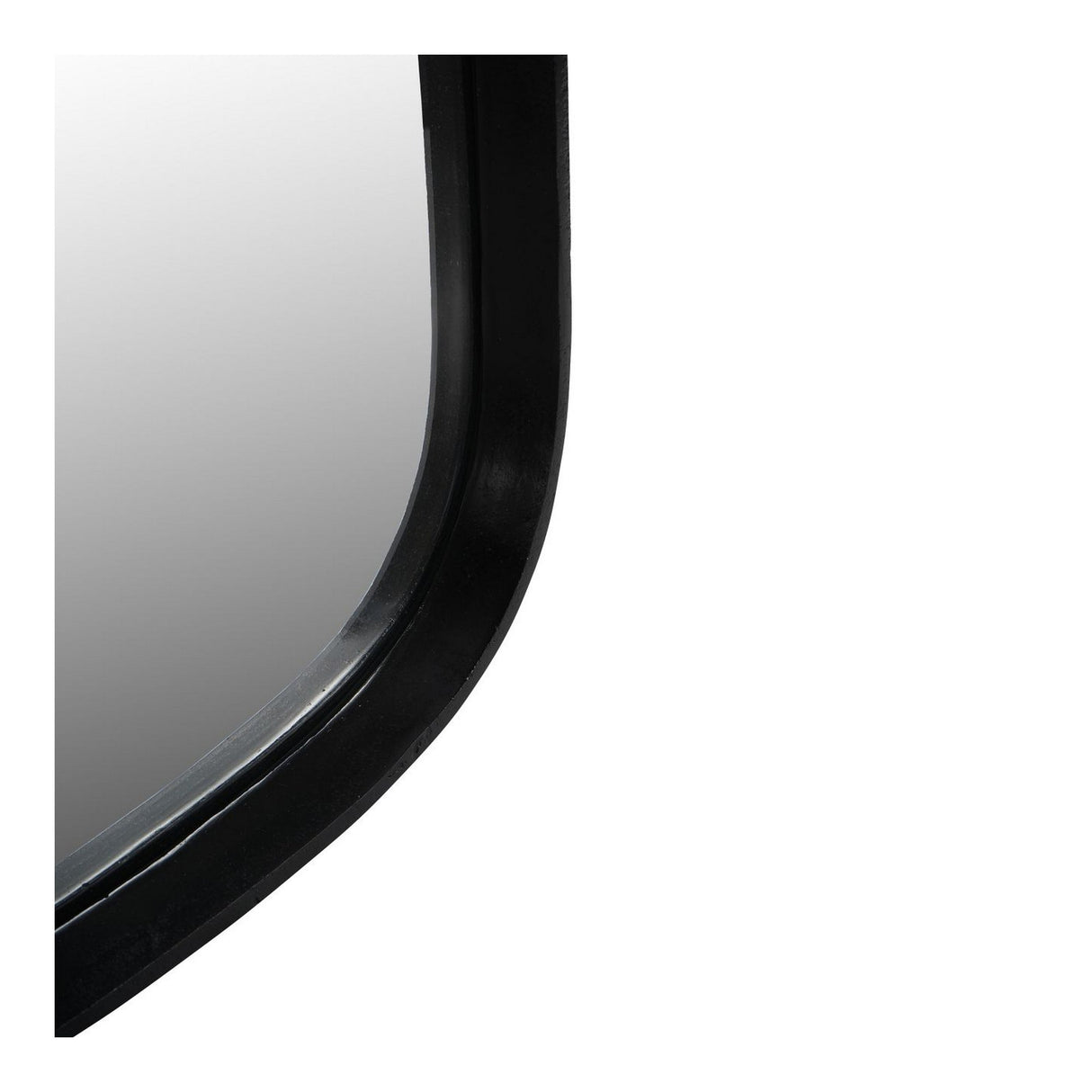 Lloyd Dark Graphite Small Aluminium Wall Mirror - 61x87cm
