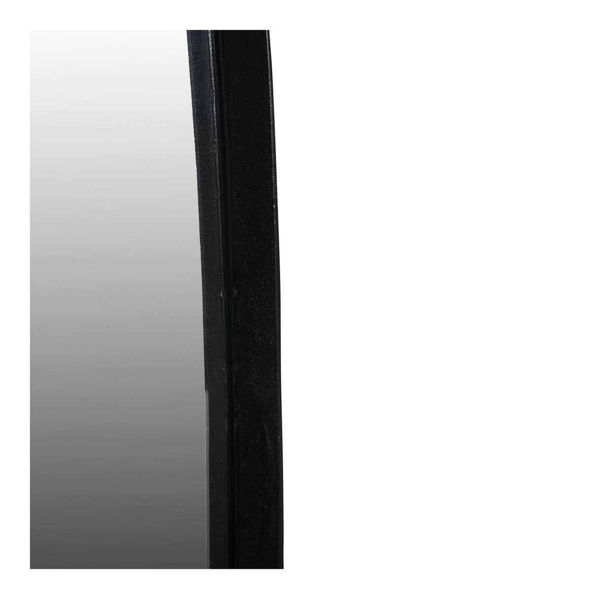 Lloyd Dark Graphite Slim Aluminium Wall Mirror - 58x119cm