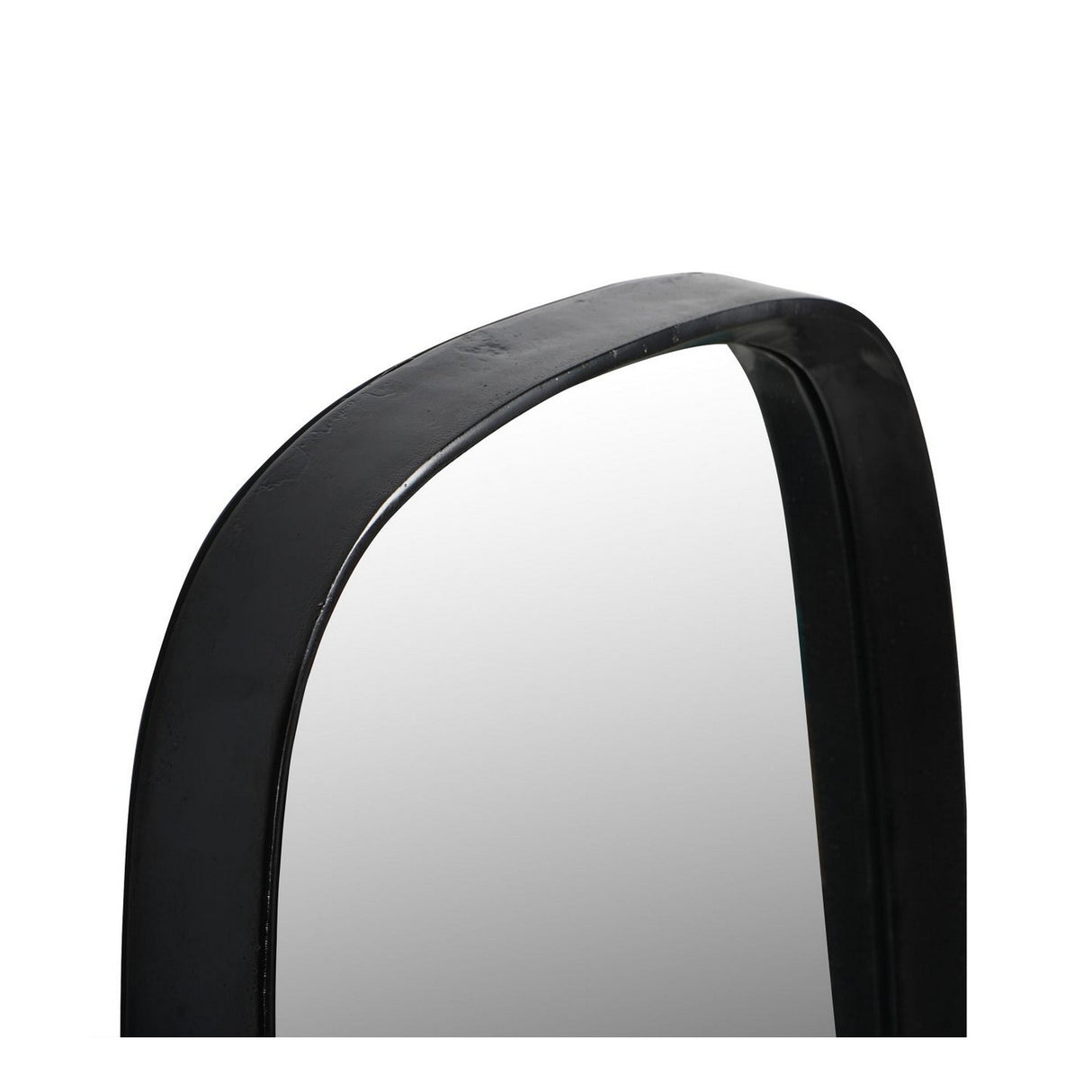 Lloyd Dark Graphite Slim Aluminium Wall Mirror - 58x119cm